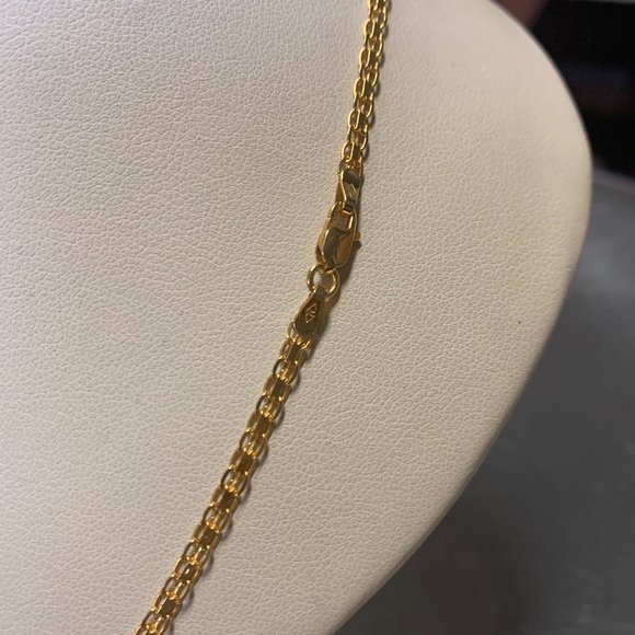 Bismark Link 16" Chain Necklace in 14k Gold - Picture 3 of 3